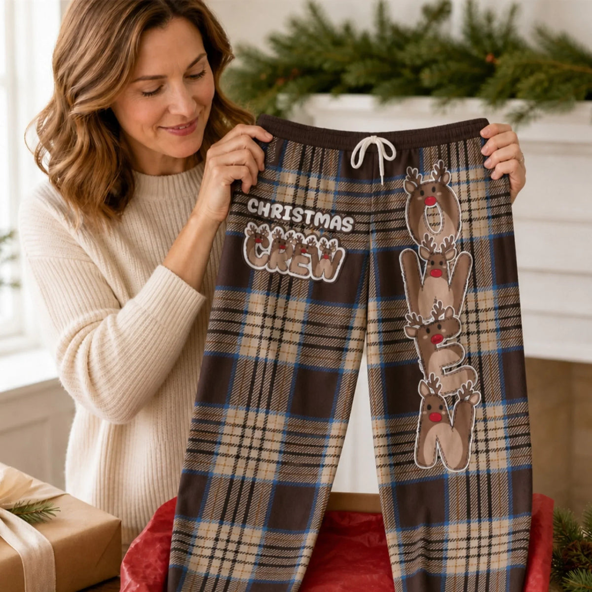 Christmas Reindeer - Personalized Sweatpants