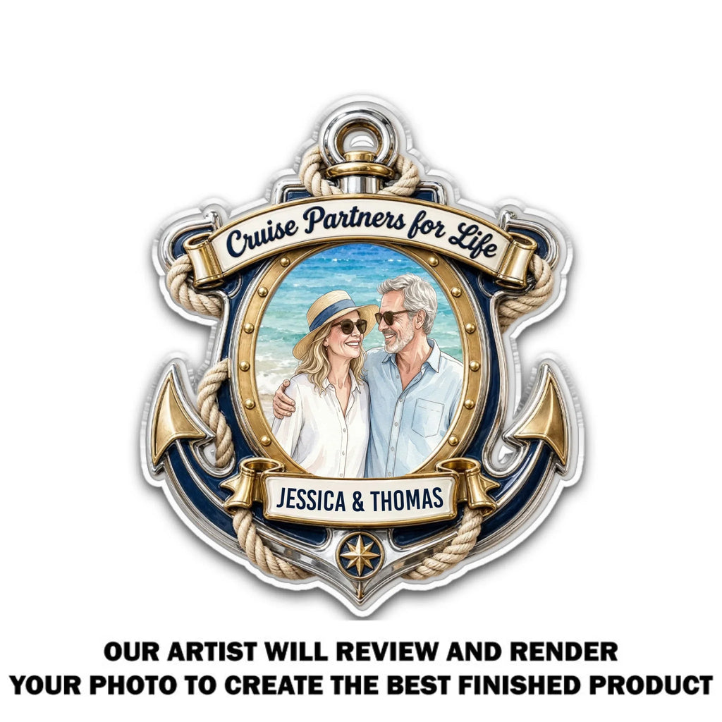 Cruise Partners For Life - Personalized Acrylic Magnet