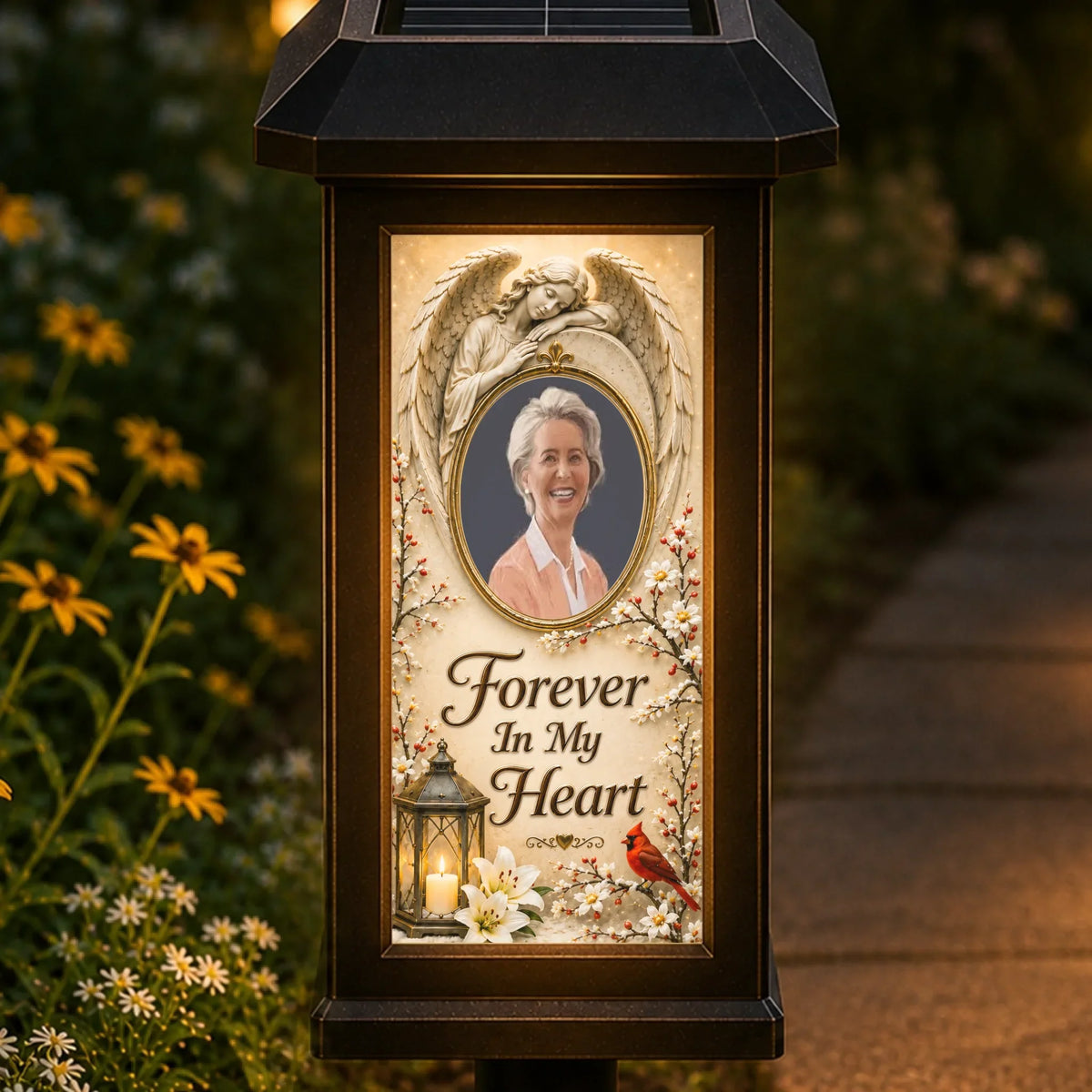 Forever In Our Heart - Personalized Solar Garden Light