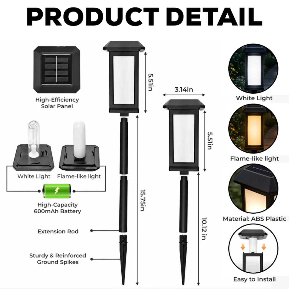 Memoria Lumina - Personalized Solar Garden Light