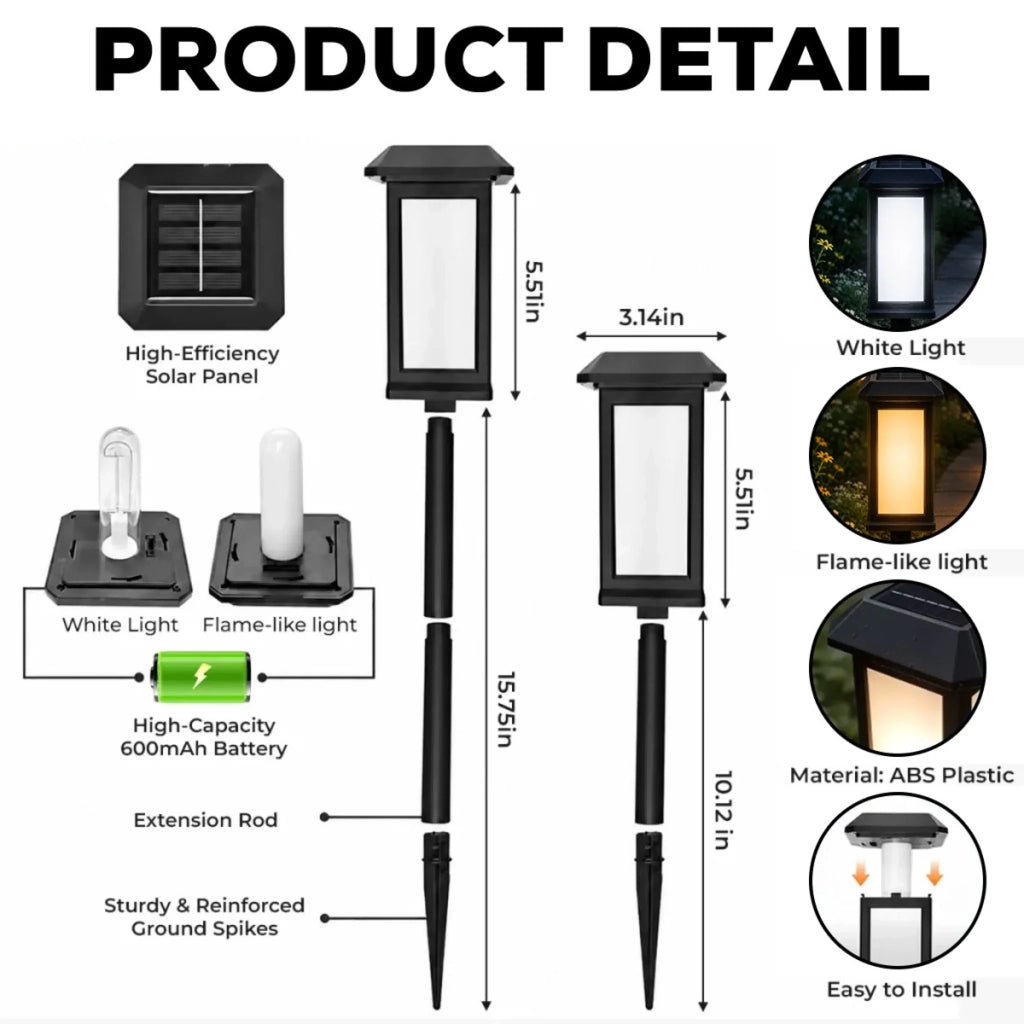Whispers Of Light - Personalized Solar Garden Light