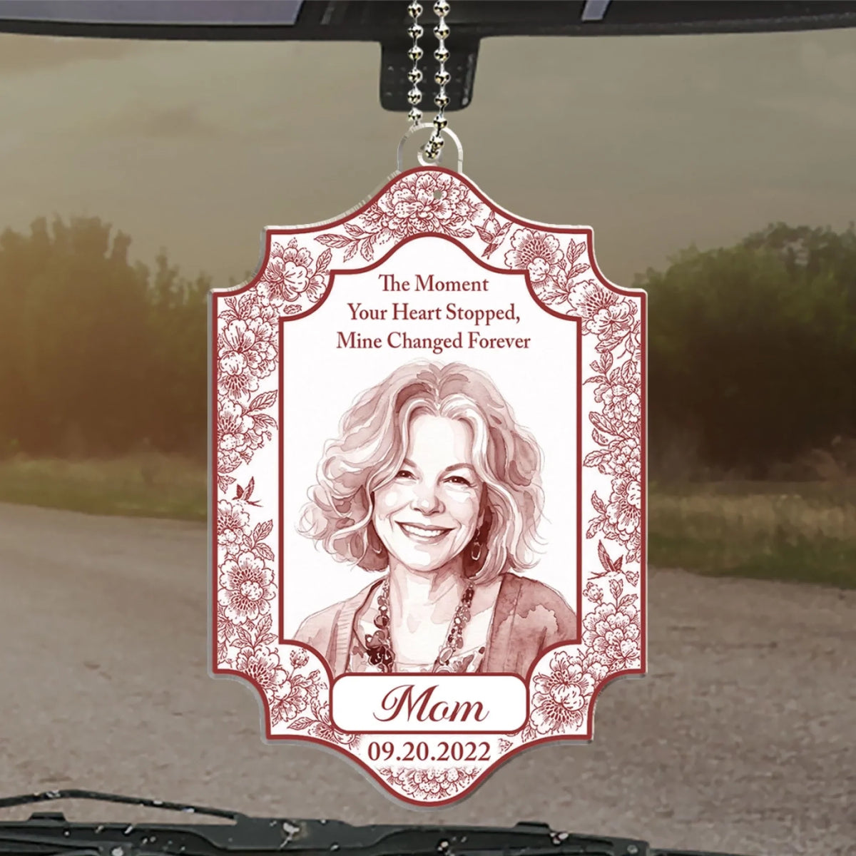 Always With Me - Personalized Car Ornament