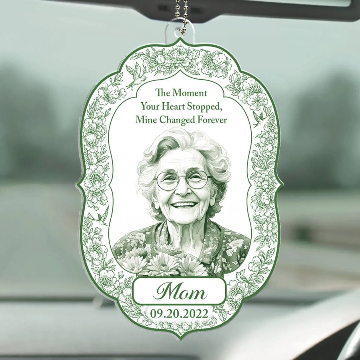 Always With Me - Personalized Car Ornament