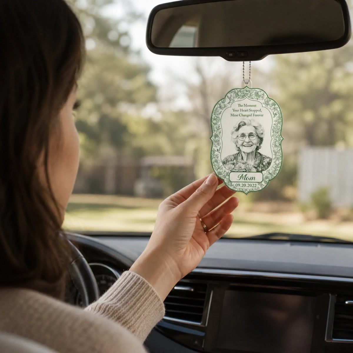 Always With Me - Personalized Car Ornament