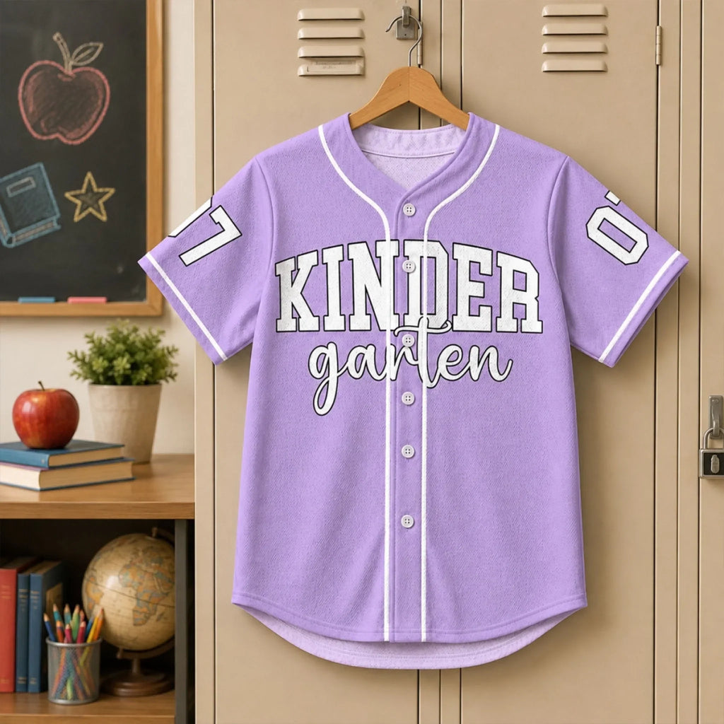 Teach Hard Play Harder - Personalized Unisex Baseball Jersey