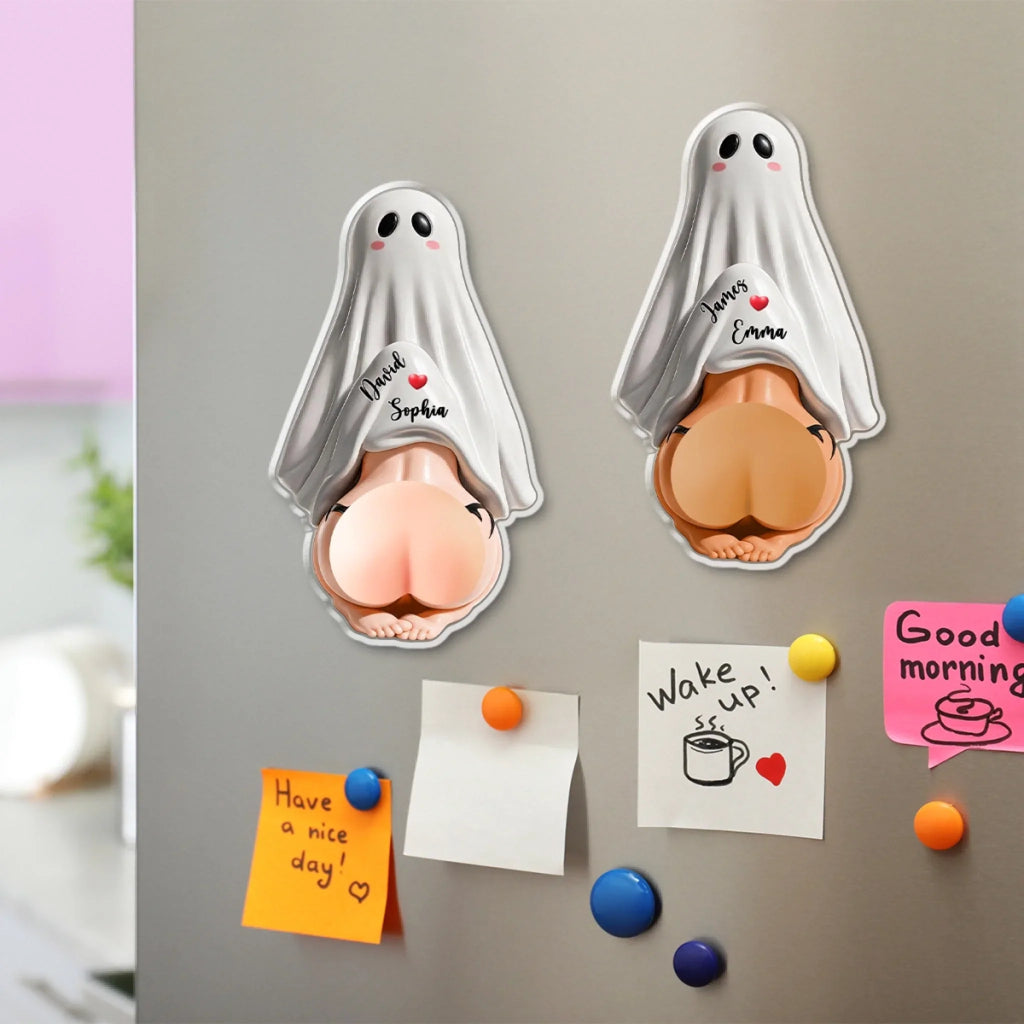 Naughty Boo - Personalized Squishy Acrylic Magnet