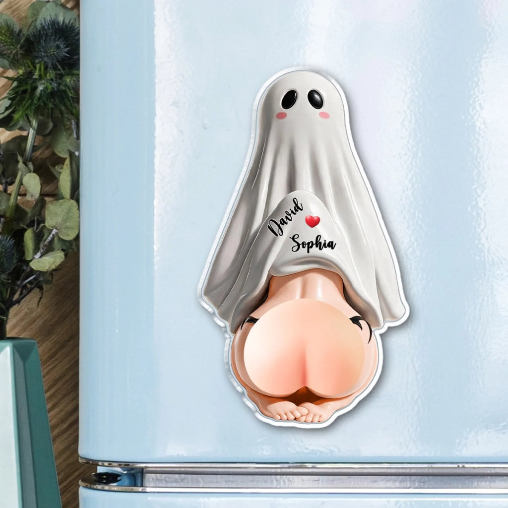 Naughty Boo - Personalized Squishy Acrylic Magnet