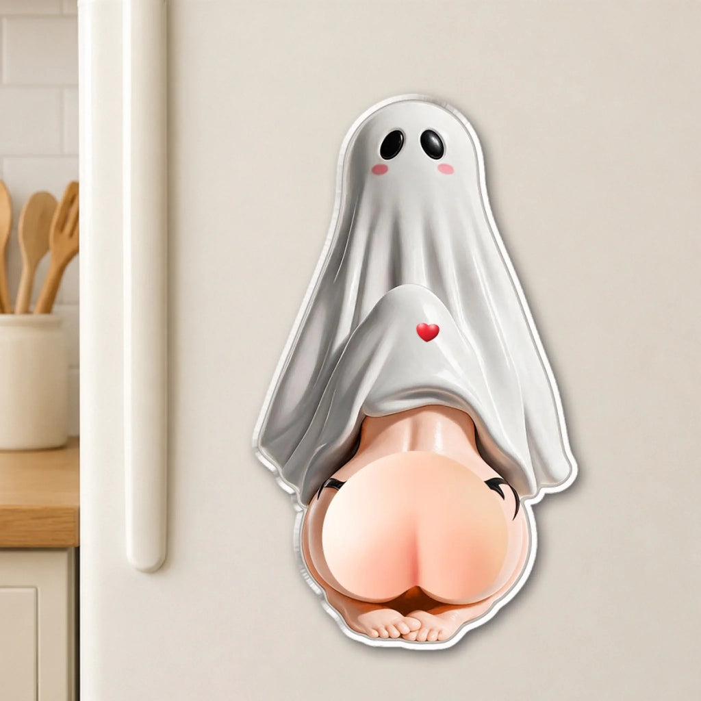 Naughty Boo - Personalized Squishy Acrylic Magnet