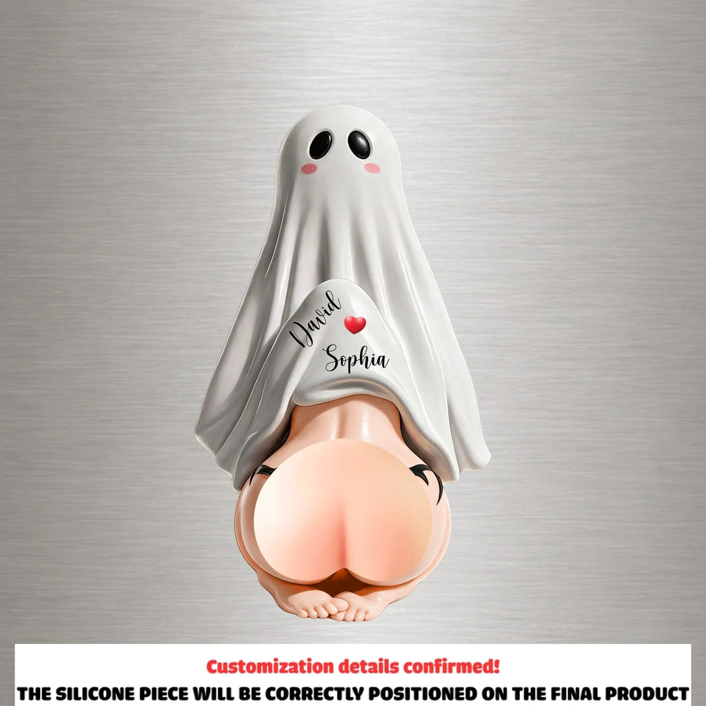 Naughty Boo - Personalized Squishy Acrylic Magnet