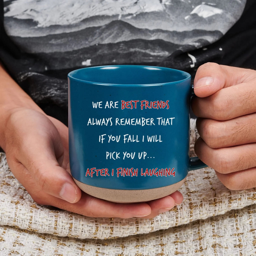 Custom Best Friend, Christmas & Birthday Friendship Keepsake Gift • Best Friends - Personalized Pottery Mug