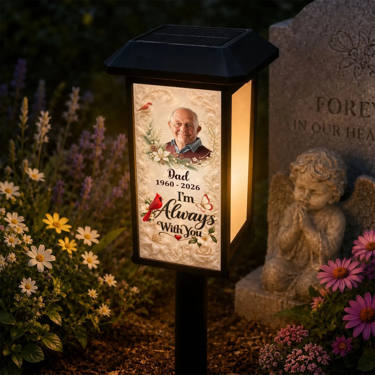 Memoria Lumina - Personalized Solar Garden Light
