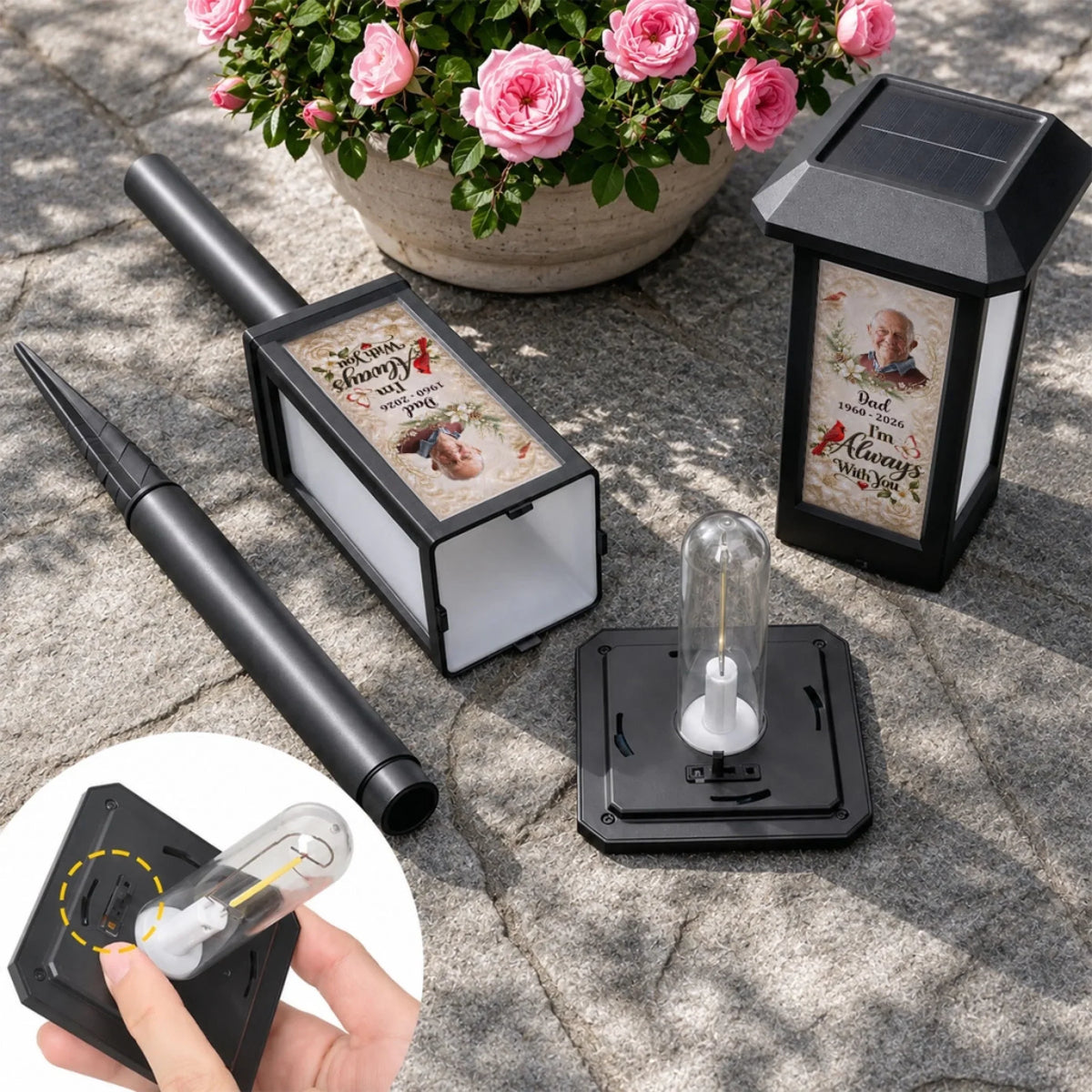 Memoria Lumina - Personalized Solar Garden Light