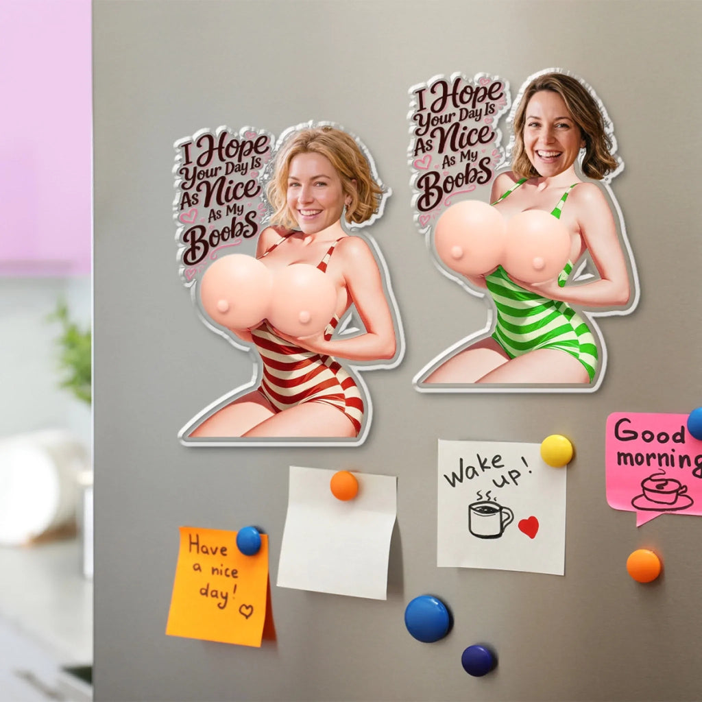 Keep Your Eyes Open - Personalized Squishy Acrylic Magnet