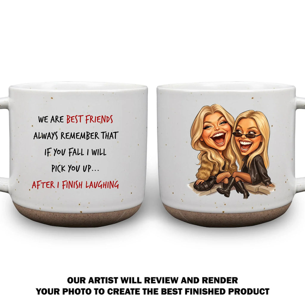 Custom Best Friend, Christmas & Birthday Friendship Keepsake Gift • Best Friends - Personalized Pottery Mug