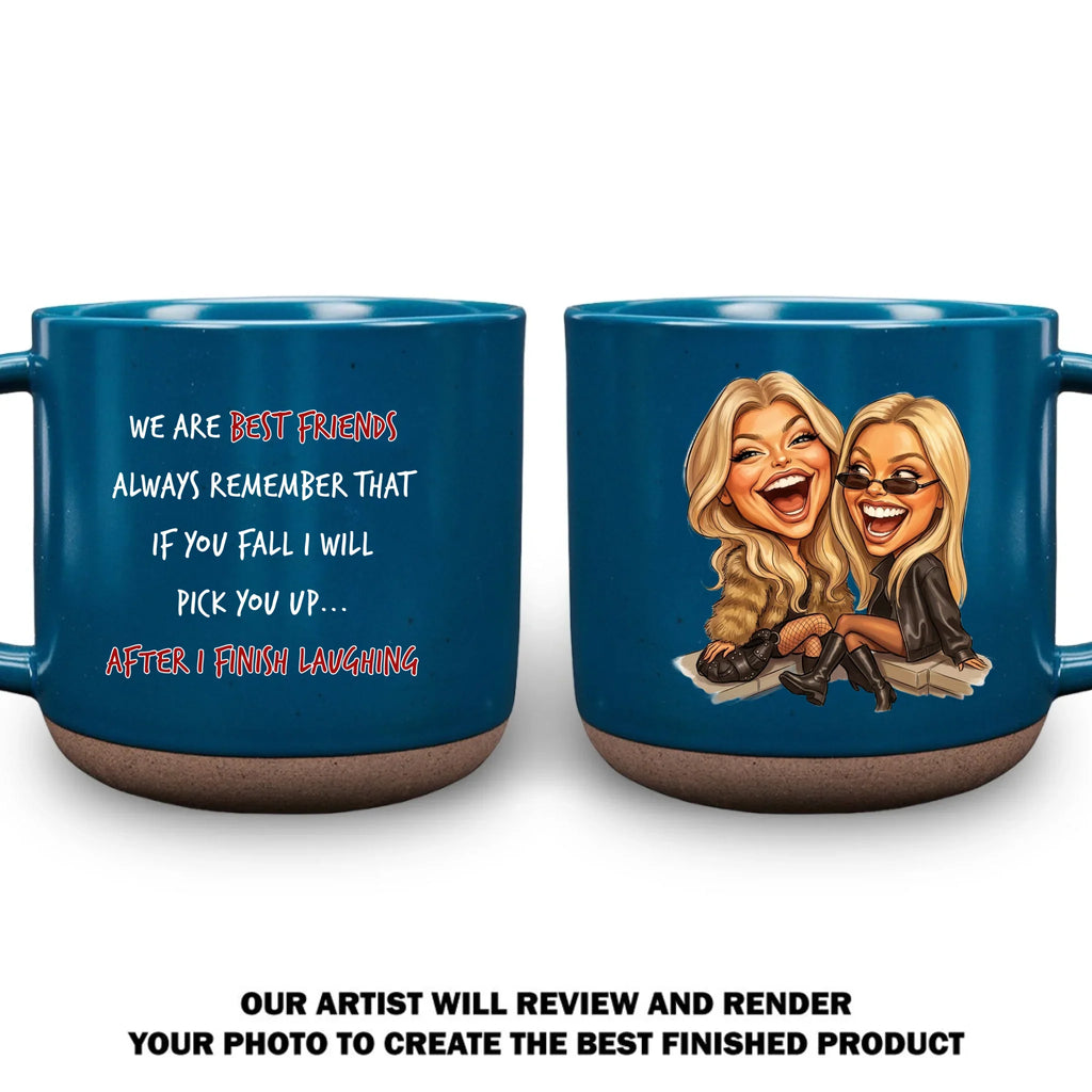 Custom Best Friend, Christmas & Birthday Friendship Keepsake Gift • Best Friends - Personalized Pottery Mug