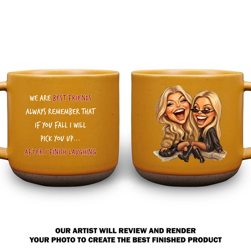 Custom Best Friend, Christmas & Birthday Friendship Keepsake Gift • Best Friends - Personalized Pottery Mug