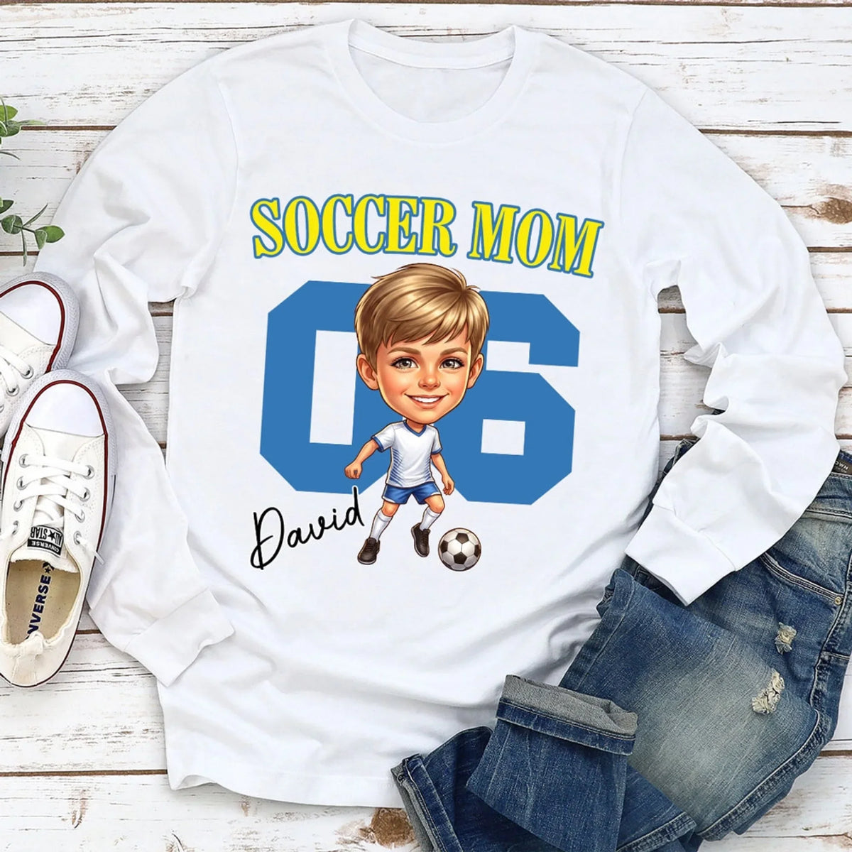 Custom Christmas & Birthday Keepsake Gift • My Player Game Day - Personalized Shirt