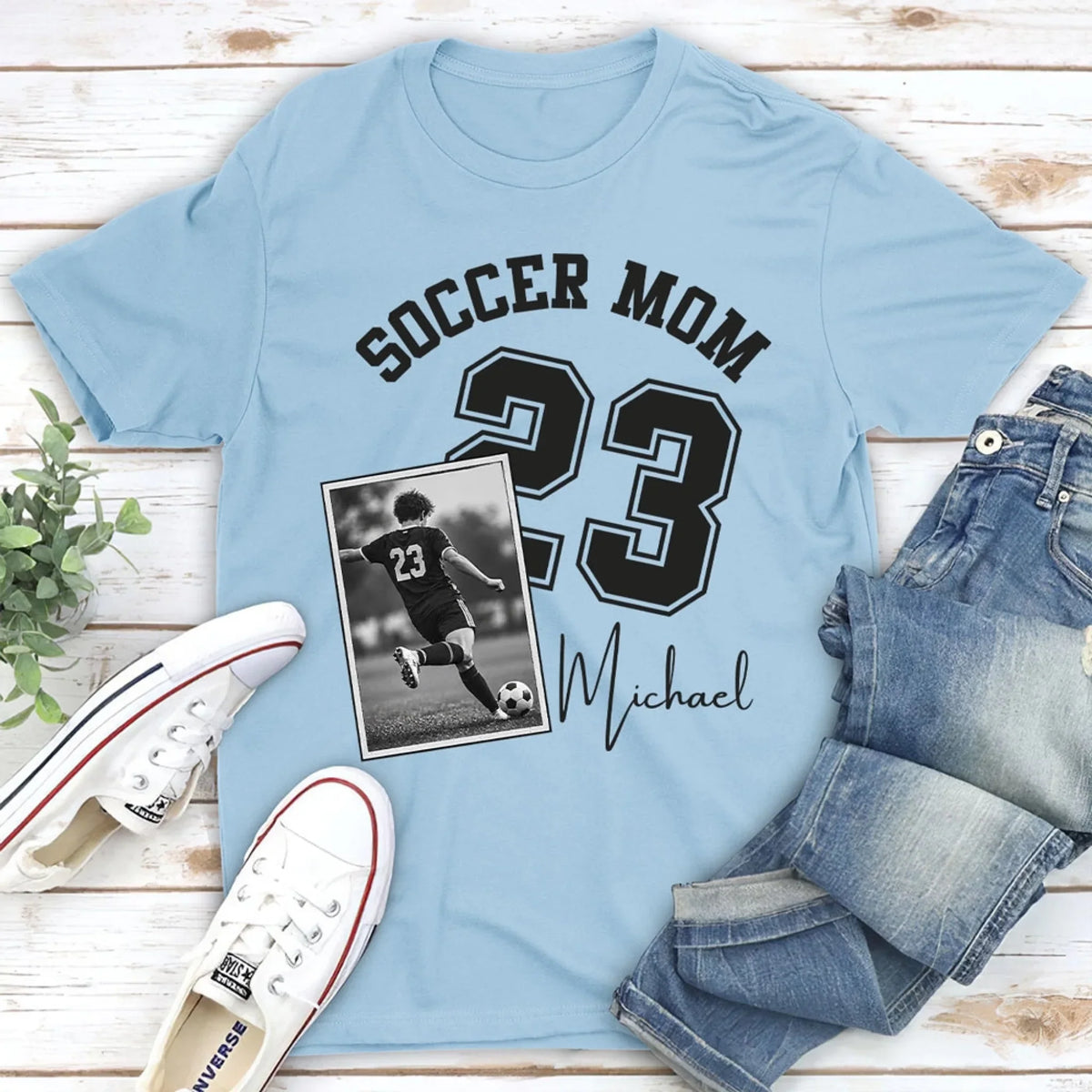 Custom Christmas & Birthday Keepsake Gift • Behind The Player - Personalized Shirt
