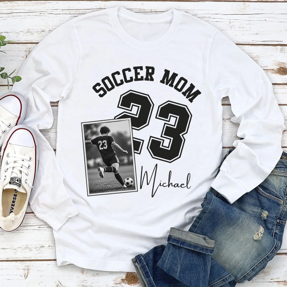 Custom Christmas & Birthday Keepsake Gift • Behind The Player - Personalized Shirt
