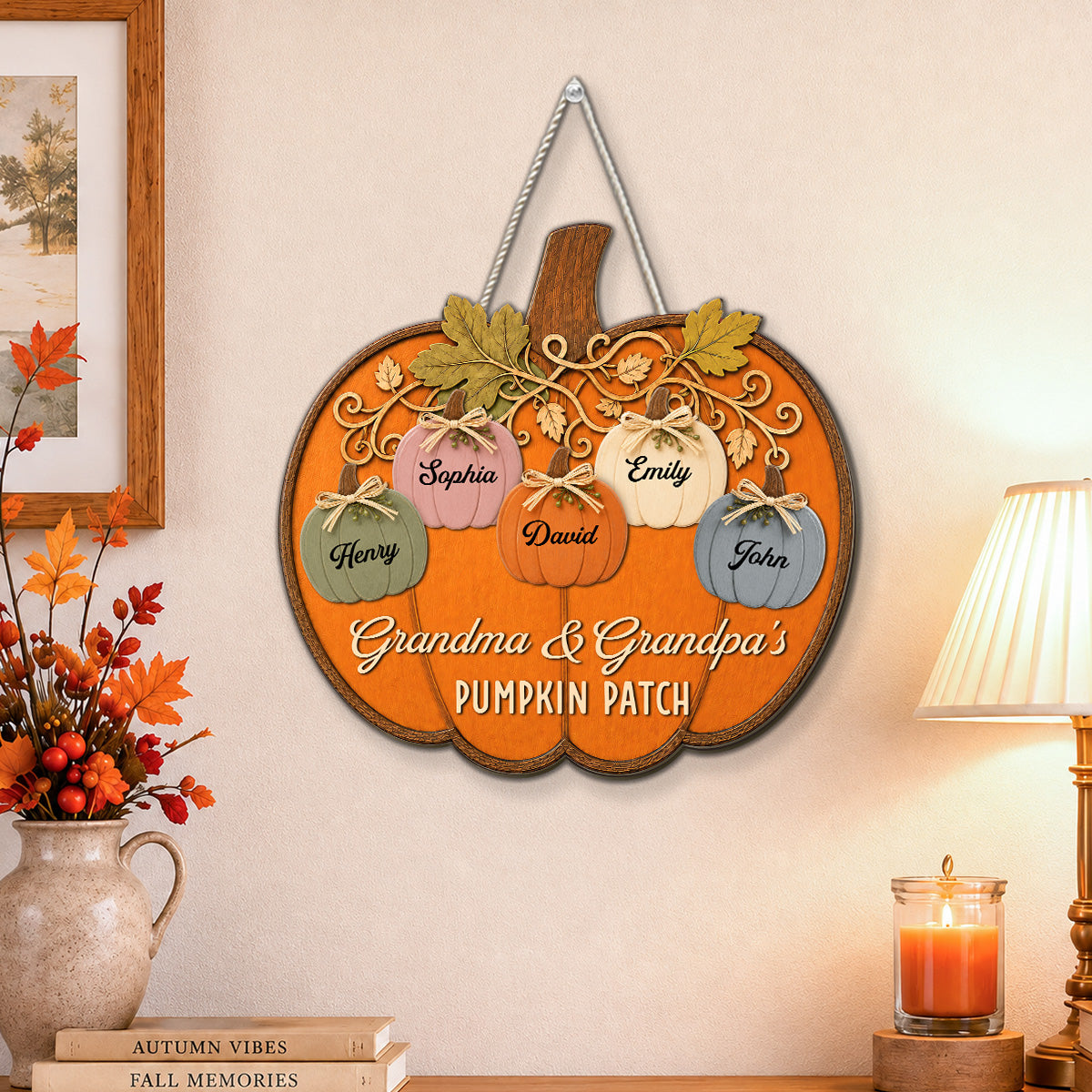 Our Little Pumpkin Patch - Personalized Wood Sign