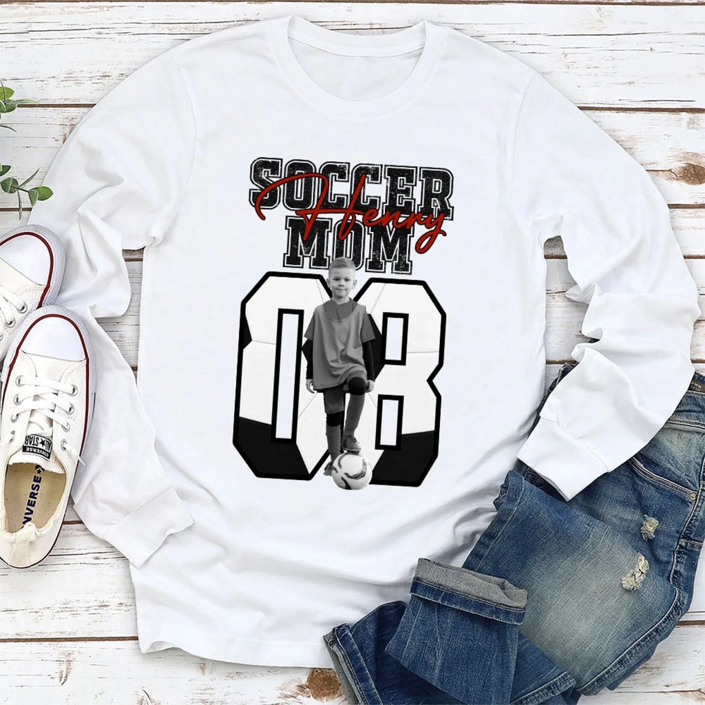 Custom Christmas & Birthday Keepsake Gift • Match Day Mom - Personalized Shirt