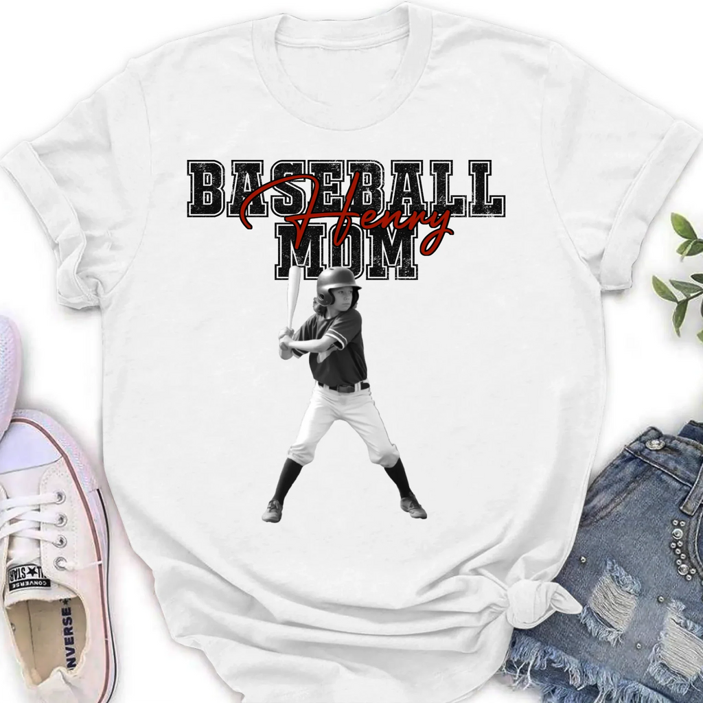 Custom Christmas & Birthday Keepsake Gift • Match Day Mom - Personalized Shirt