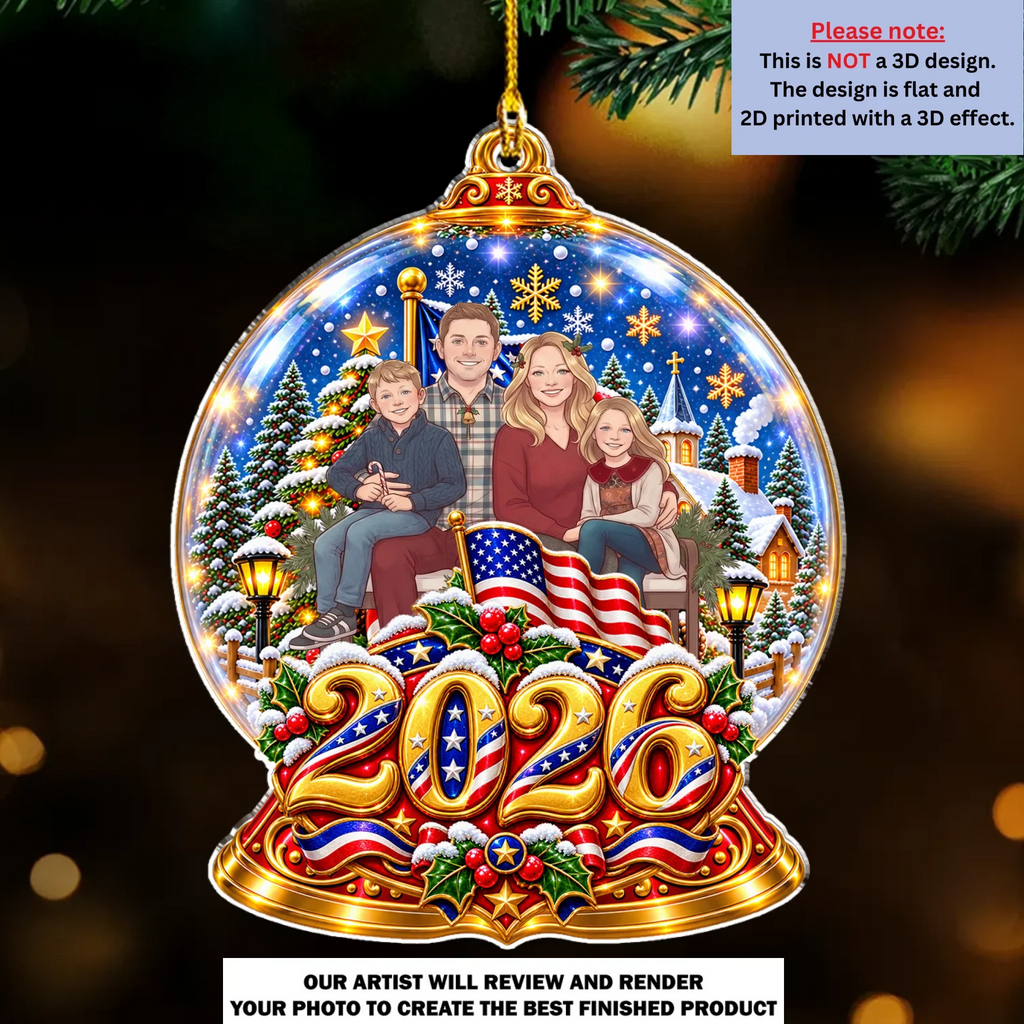 Custom Keepsake Christmas Ornament •  Making Memories This Christmas - Personalized Acrylic Ornament