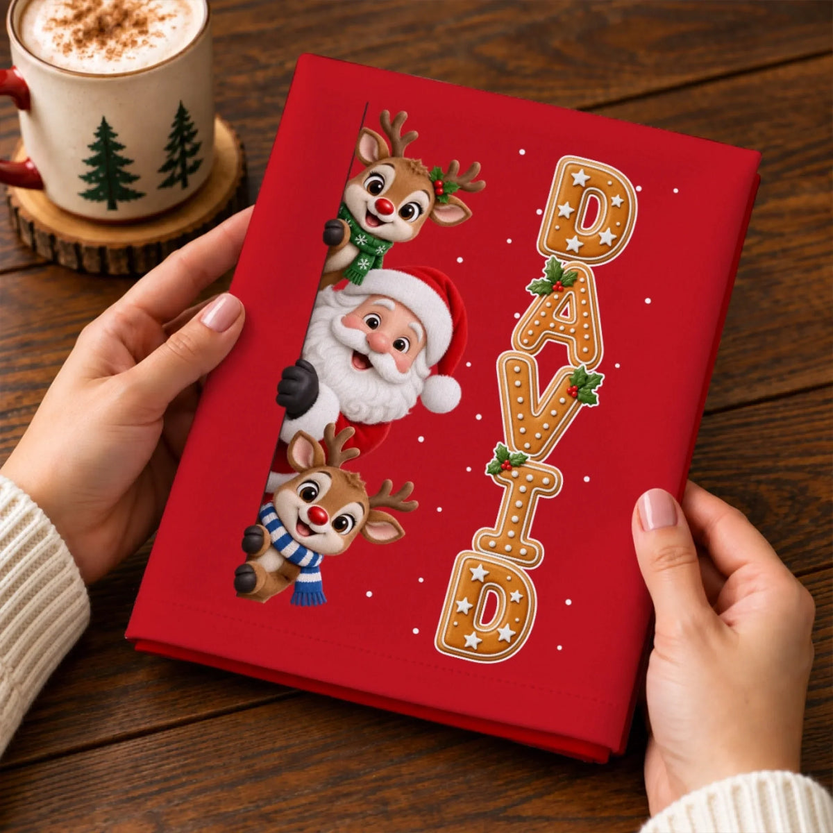 Christmas Letters - Personalized Napkin