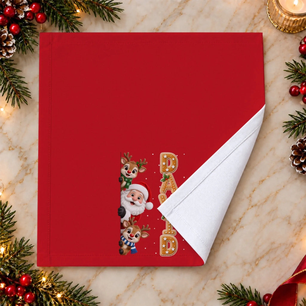 Christmas Letters - Personalized Napkin