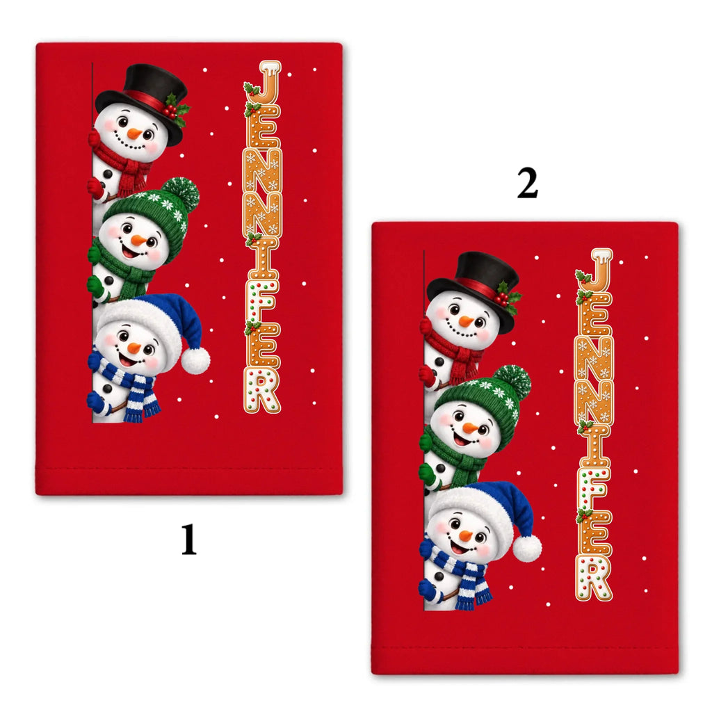 Christmas Letters - Personalized Napkin