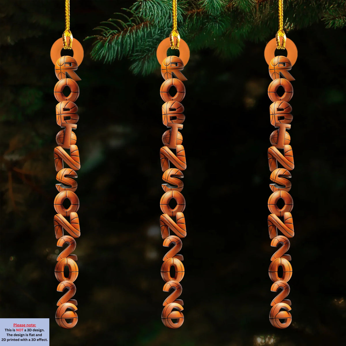 Custom Family Ornament, Christmas Gift for Family Members •  Kids Hobbies - Personalized Wood Ornament