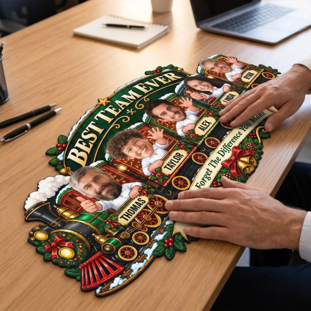 Makes The Dream Work - Personalized Custom Shape Desk Mat