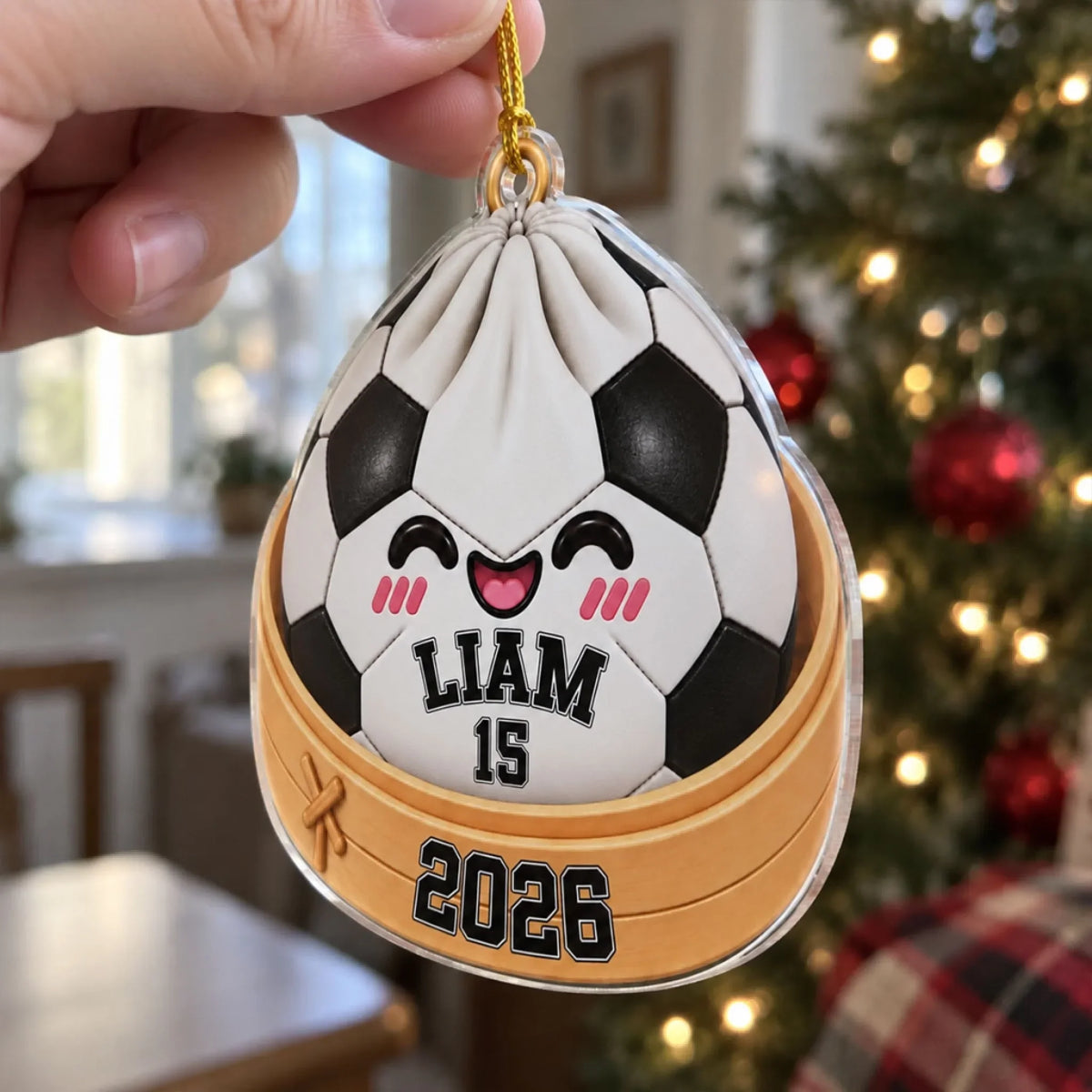 Custom Family Ornament, Christmas Gift for Family Members •  Merry Little Things - Personalized Acrylic Ornament