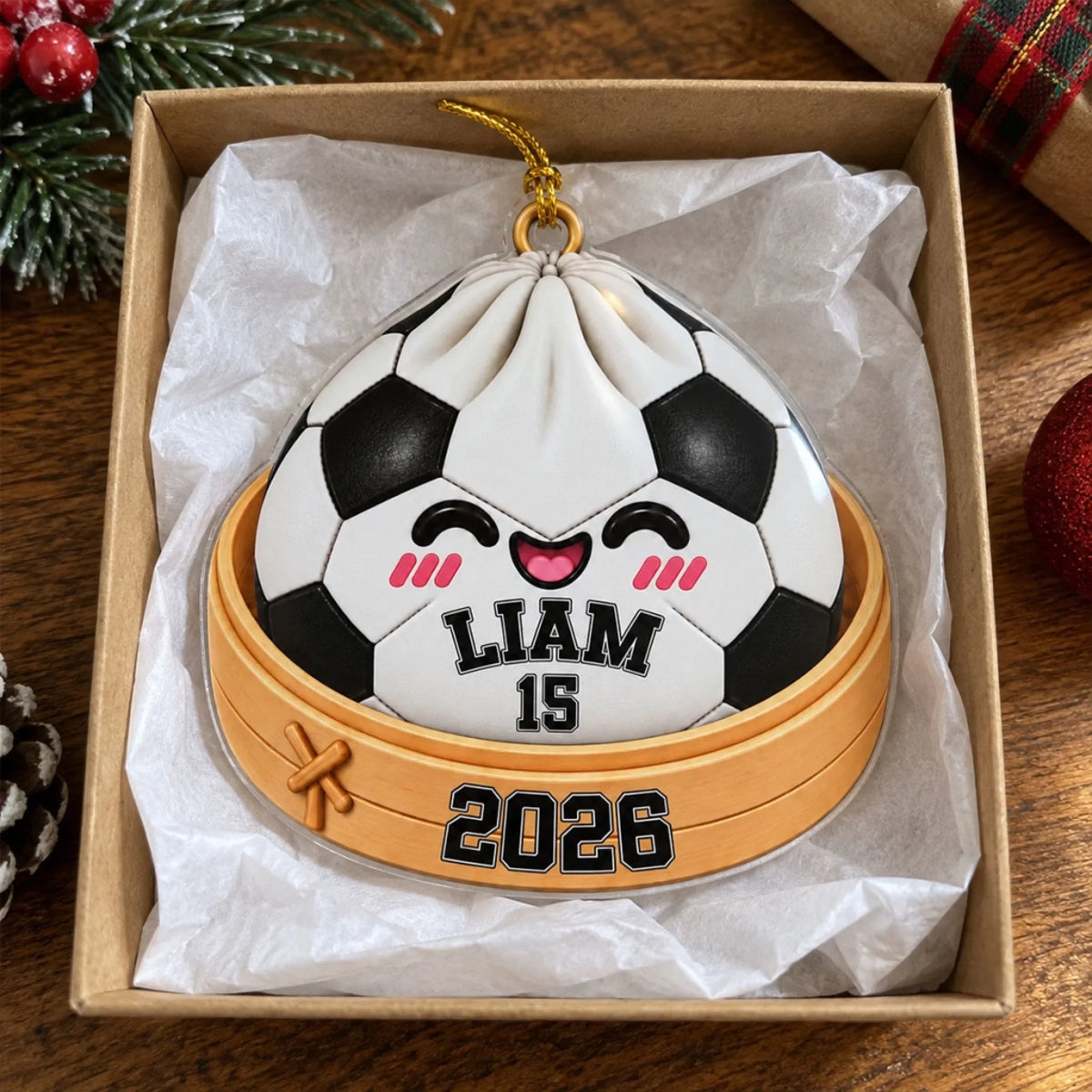 Custom Family Ornament, Christmas Gift for Family Members •  Merry Little Things - Personalized Acrylic Ornament