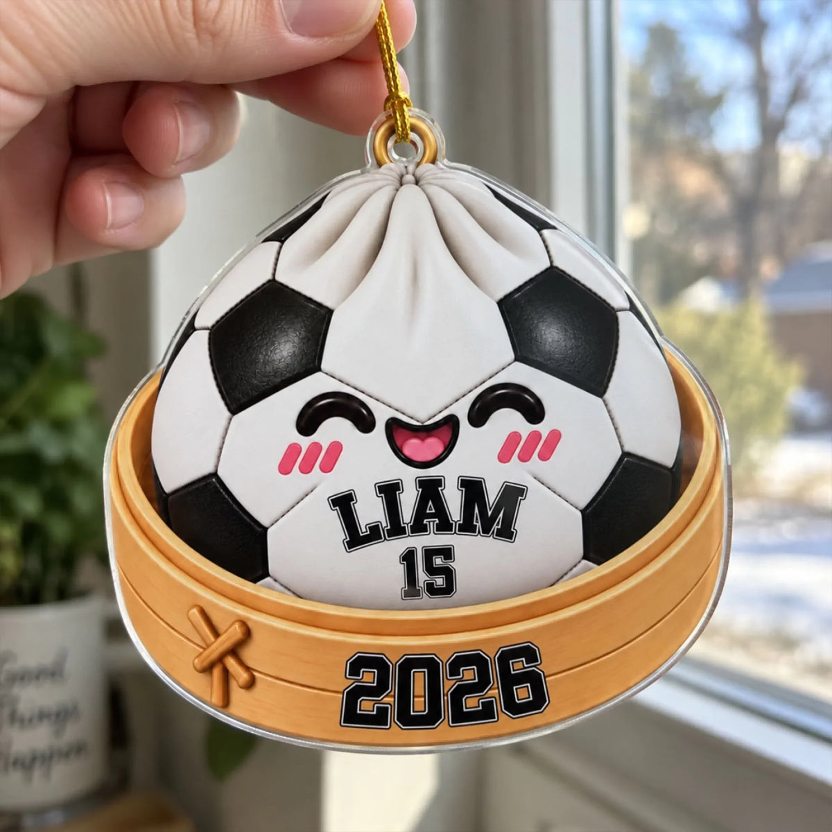 Custom Family Ornament, Christmas Gift for Family Members •  Merry Little Things - Personalized Acrylic Ornament