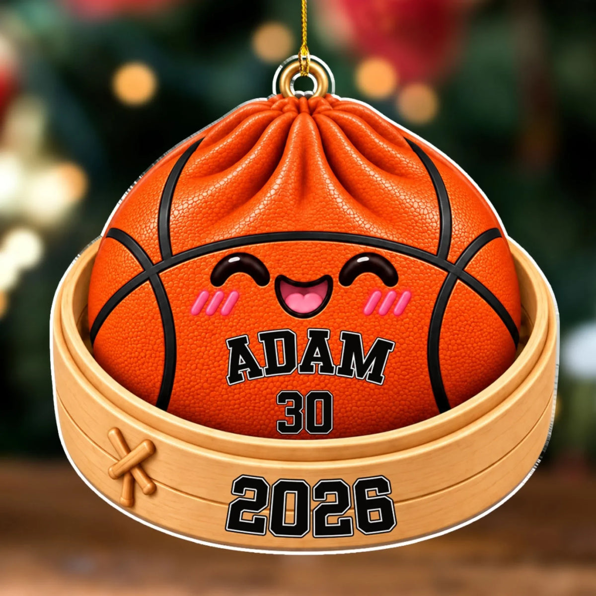 Custom Family Ornament, Christmas Gift for Family Members •  Merry Little Things - Personalized Acrylic Ornament