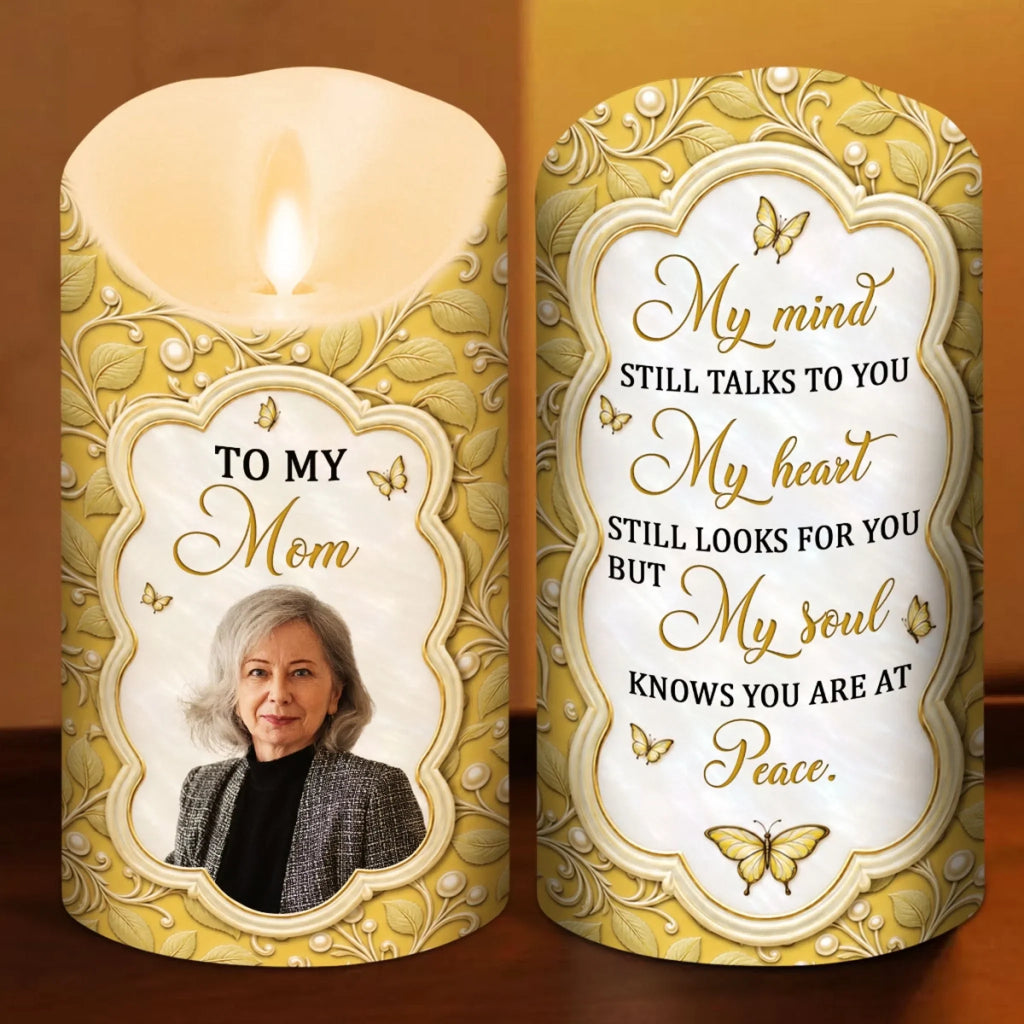 My Mind Still Talks To You - Personalized LED Candle