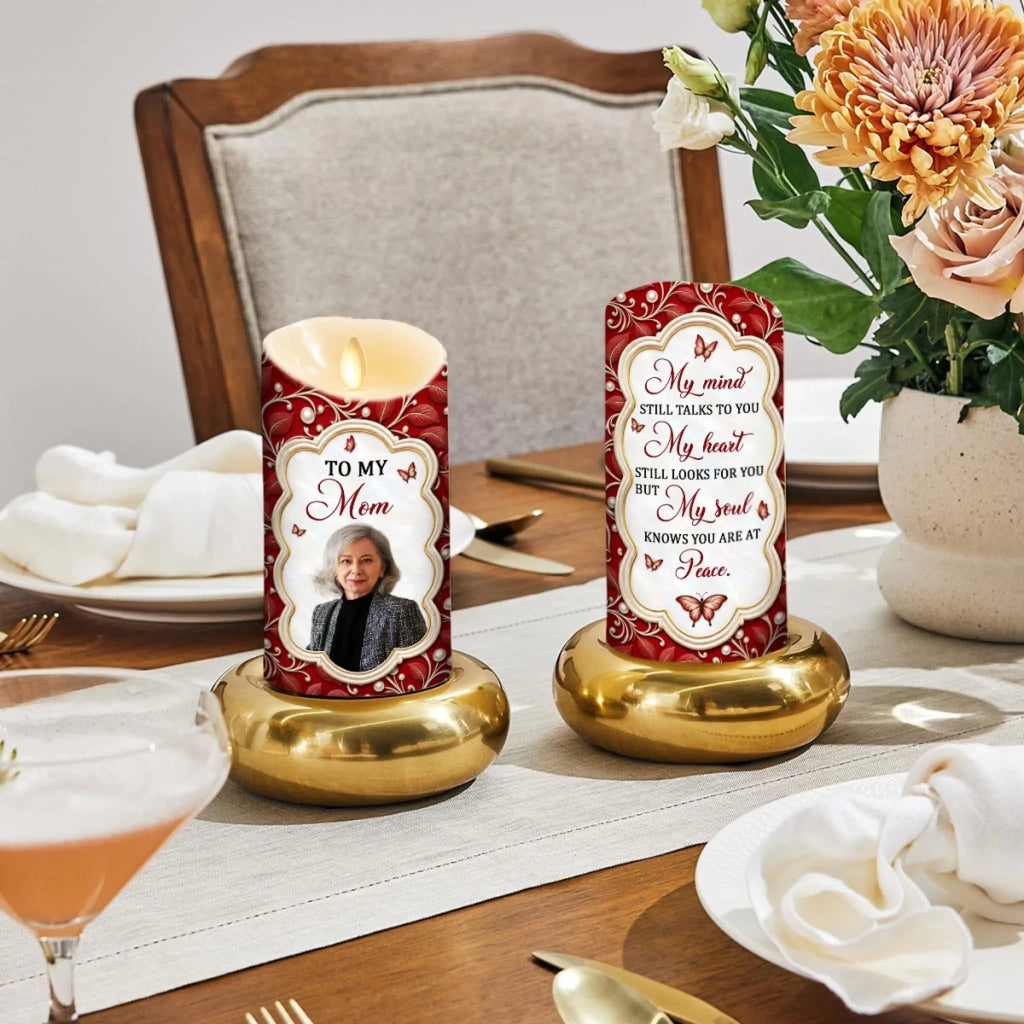 My Mind Still Talks To You - Personalized LED Candle