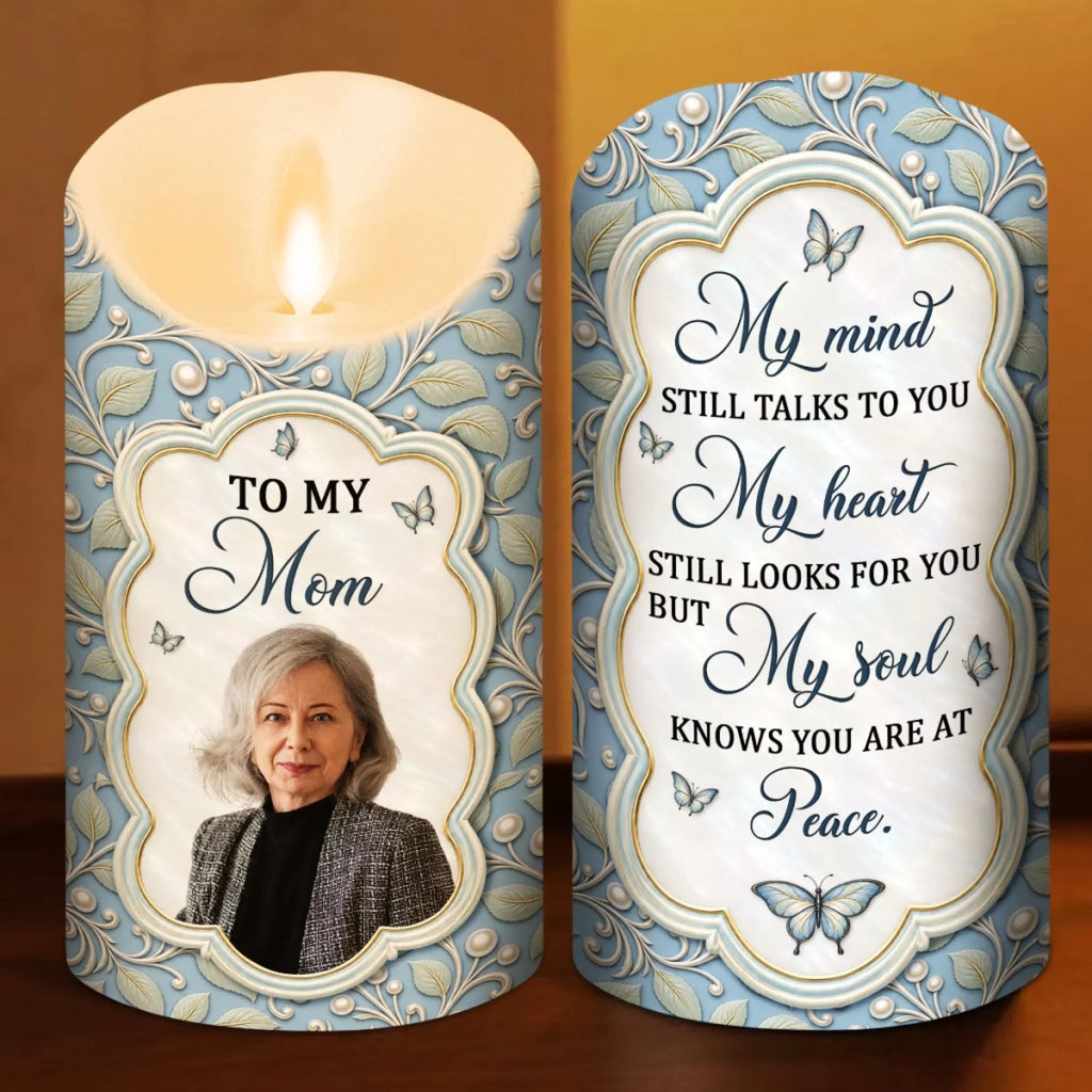 My Mind Still Talks To You - Personalized LED Candle