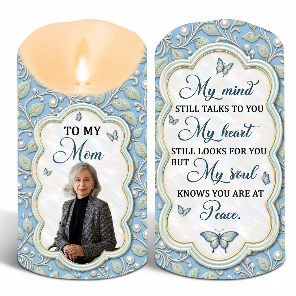 My Mind Still Talks To You - Personalized LED Candle
