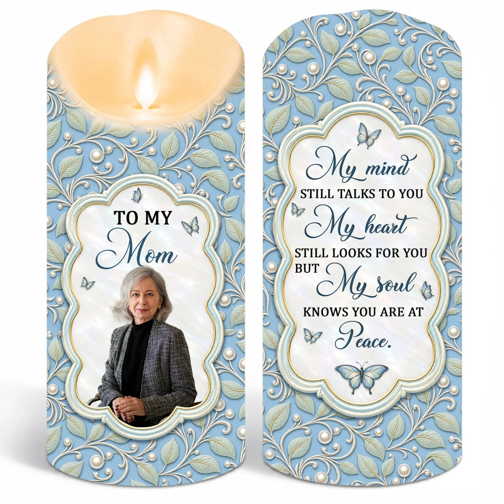 My Mind Still Talks To You - Personalized LED Candle