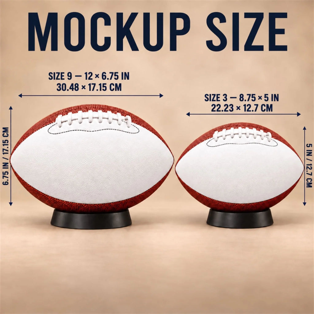 Braver Than You Think - Personalized Leather Football