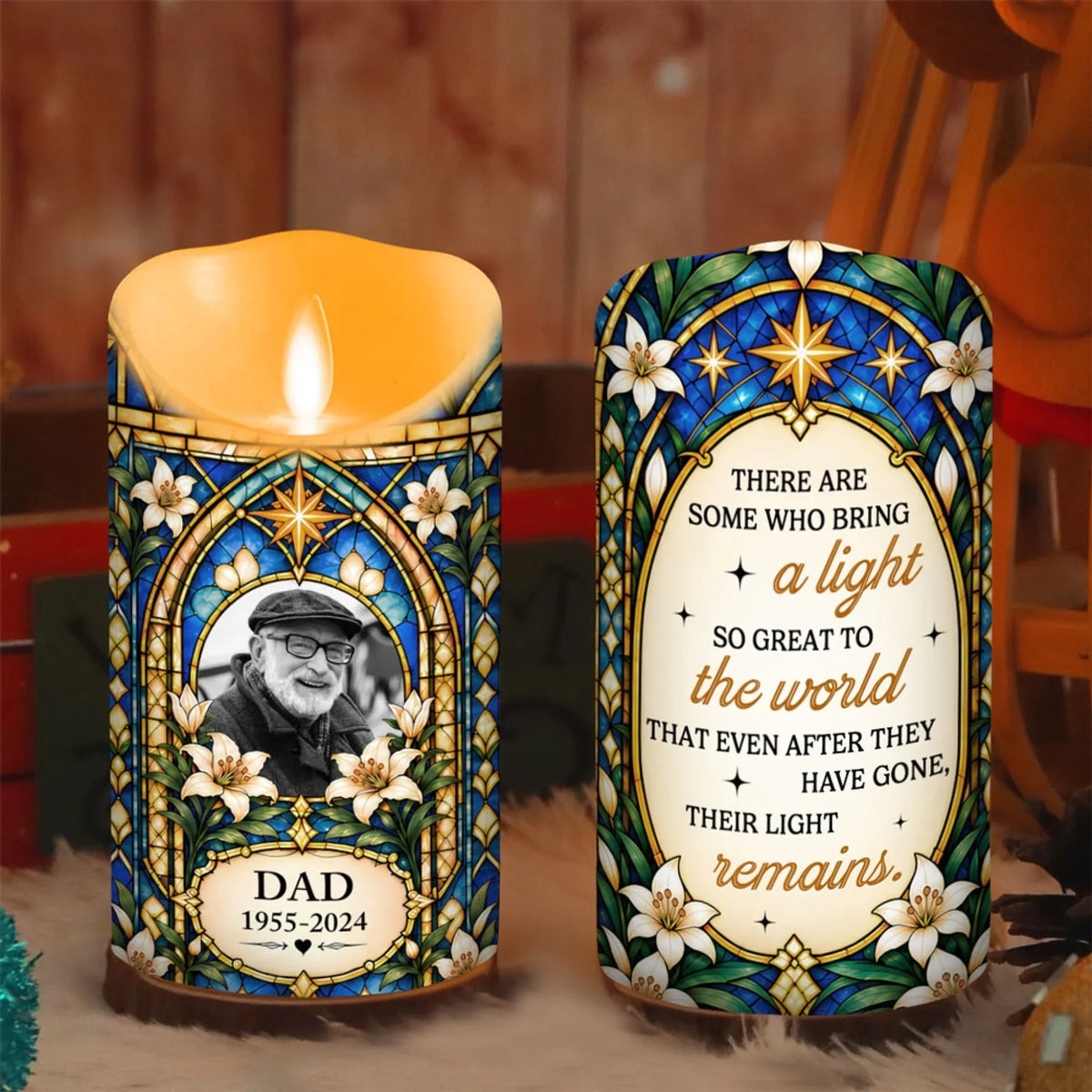Memory Never Fades - Personalized LED Candle