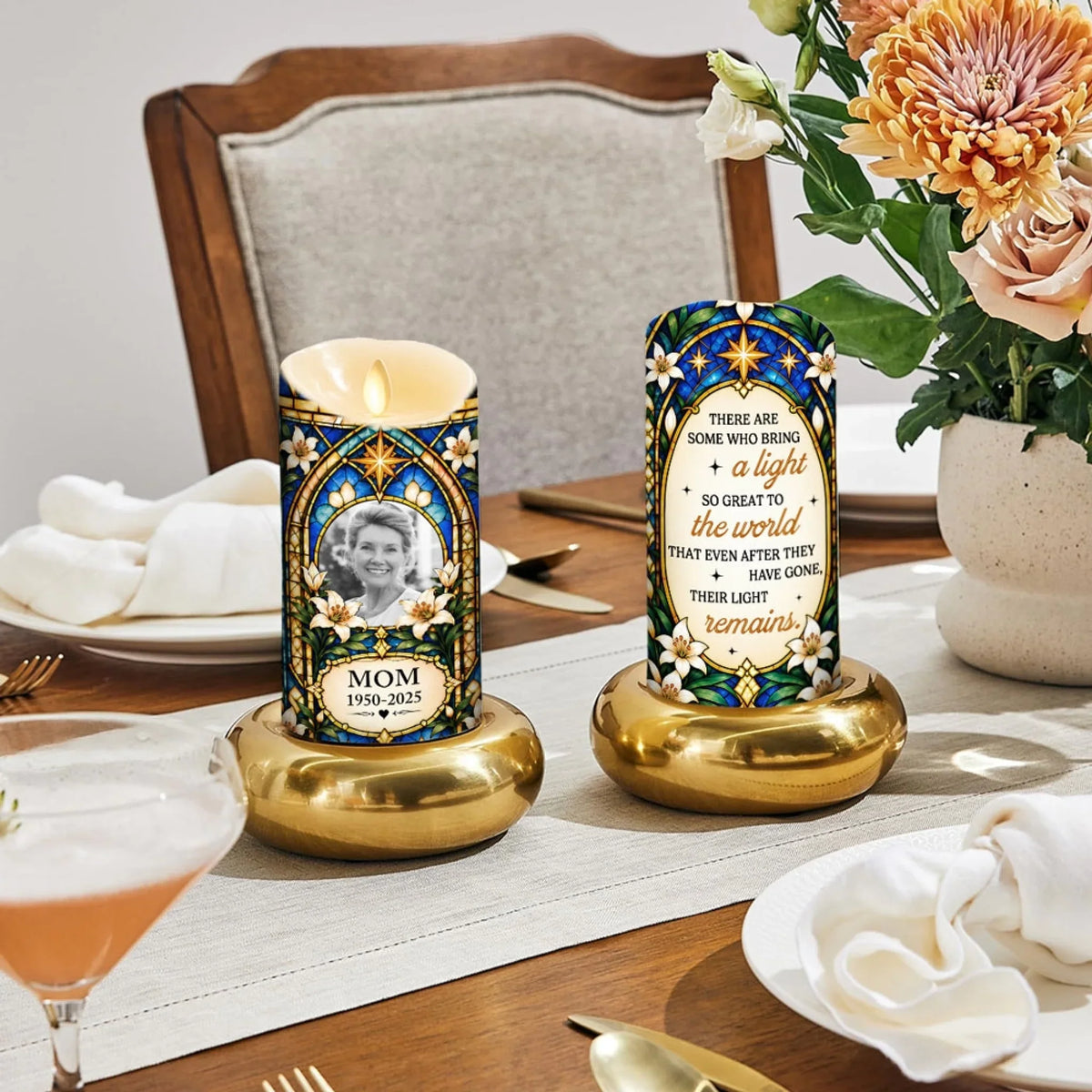 Memory Never Fades - Personalized LED Candle