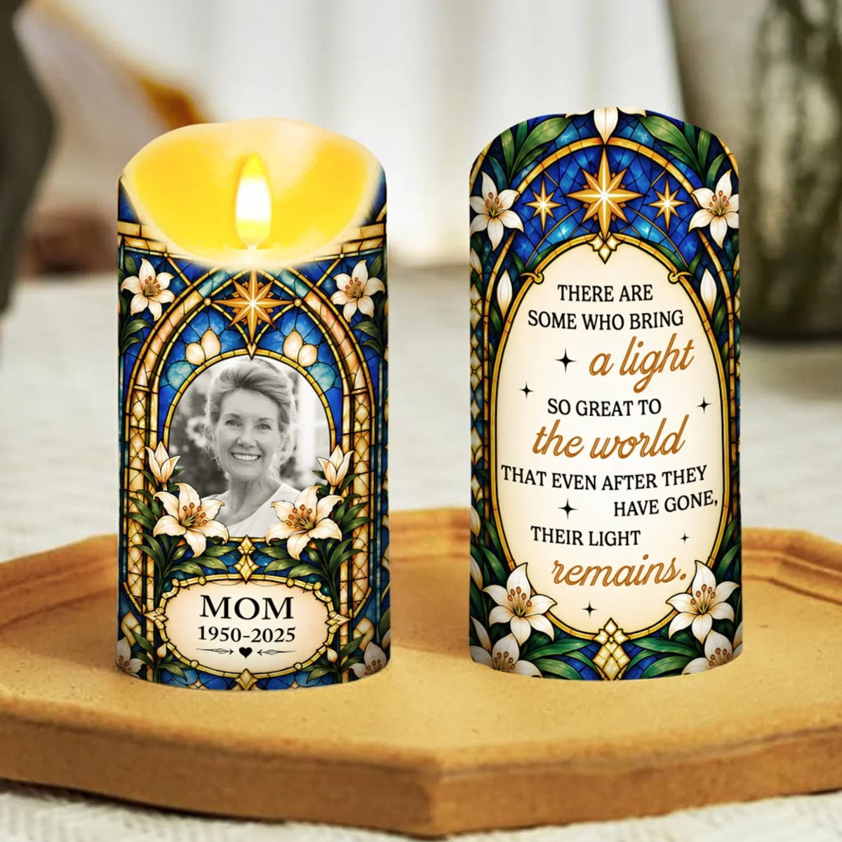 Memory Never Fades - Personalized LED Candle