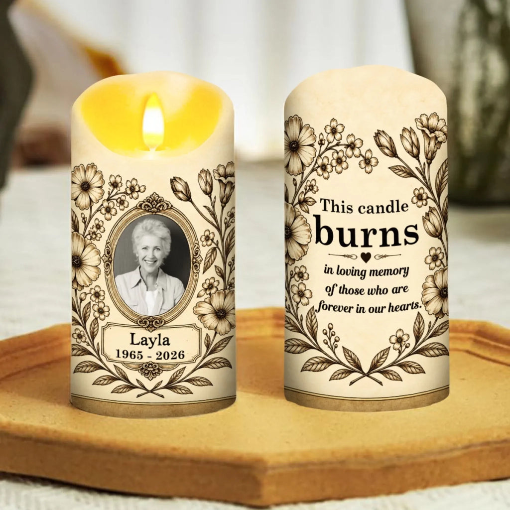 Love Beyond Goodbye - Personalized LED Candle