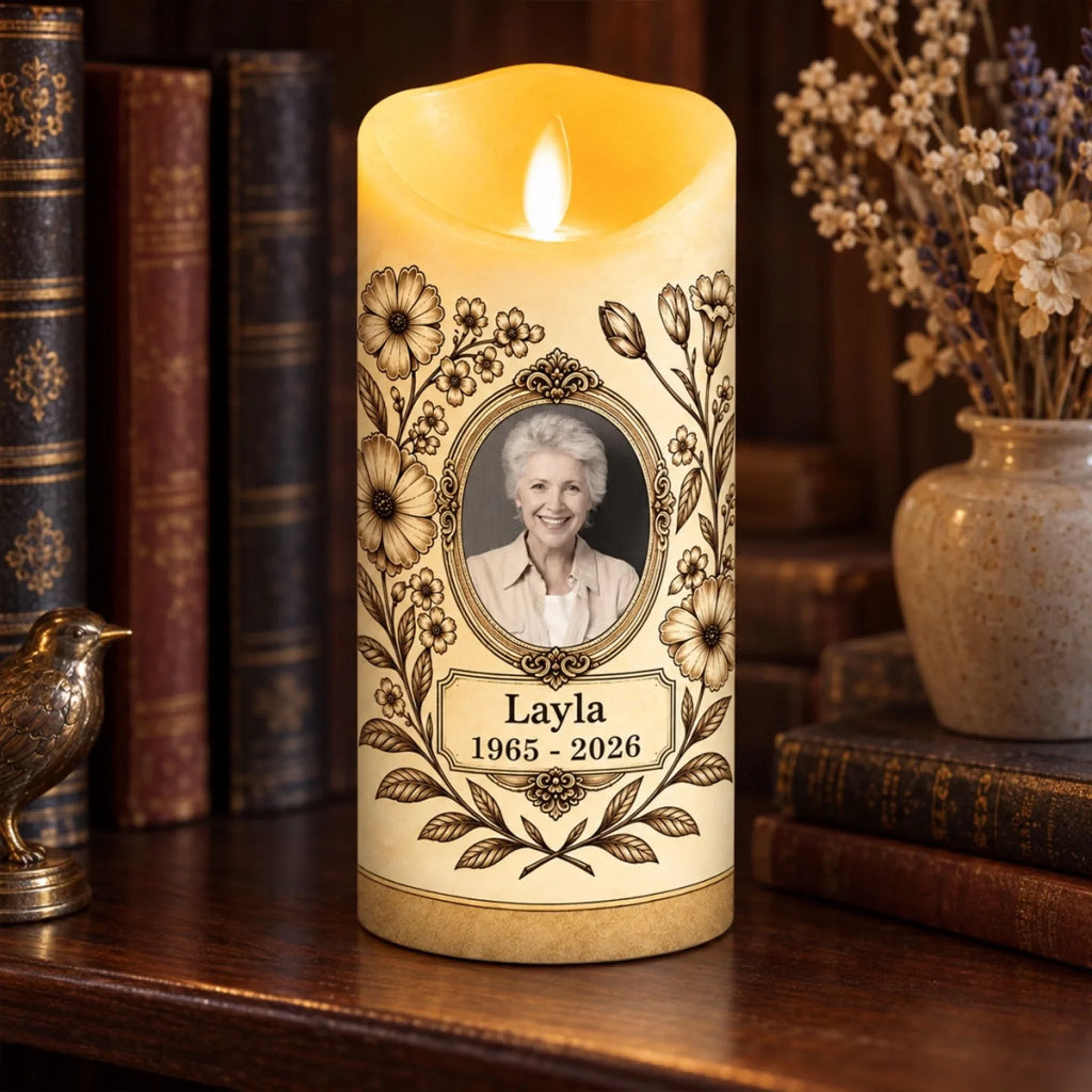 Love Beyond Goodbye - Personalized LED Candle