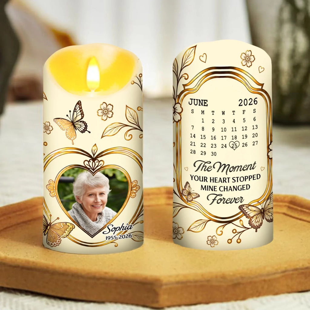 They Walk Beside Us Every Day - Personalized LED Candle