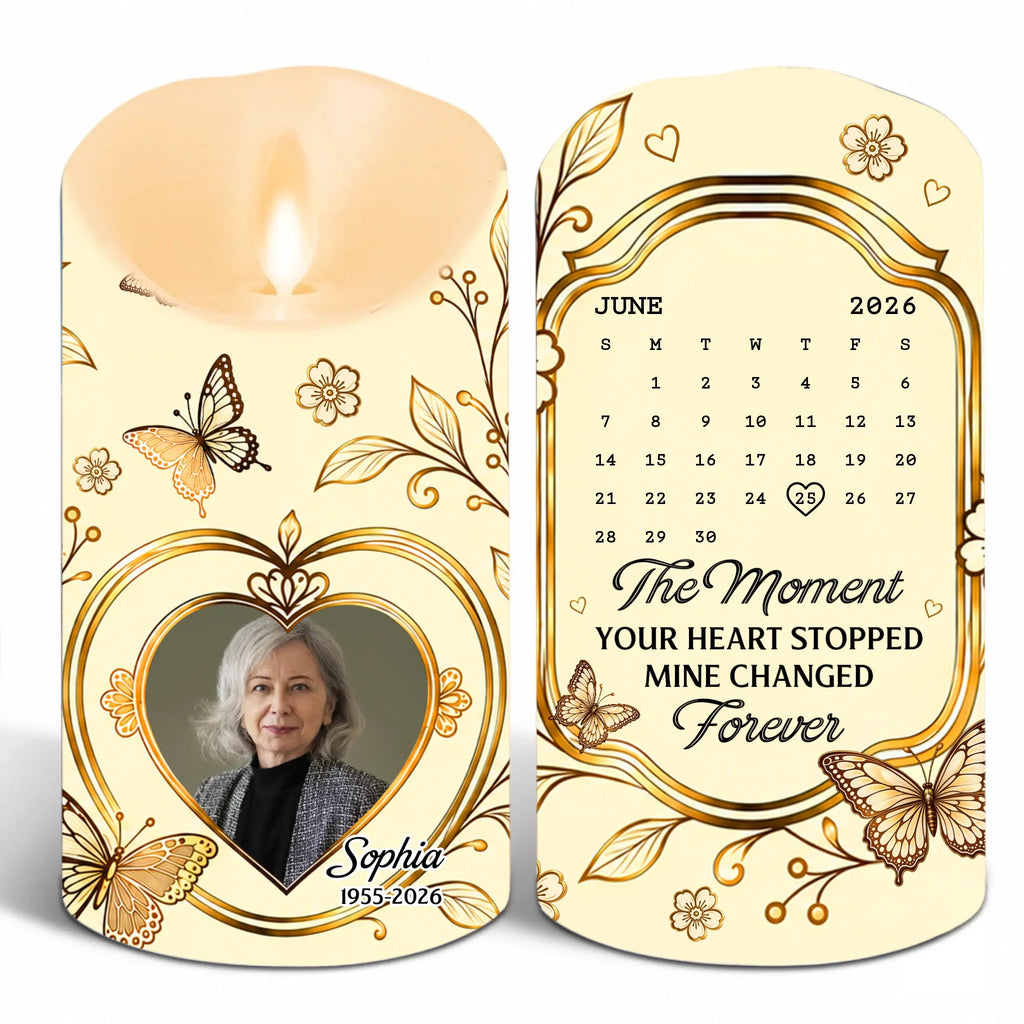 They Walk Beside Us Every Day - Personalized LED Candle