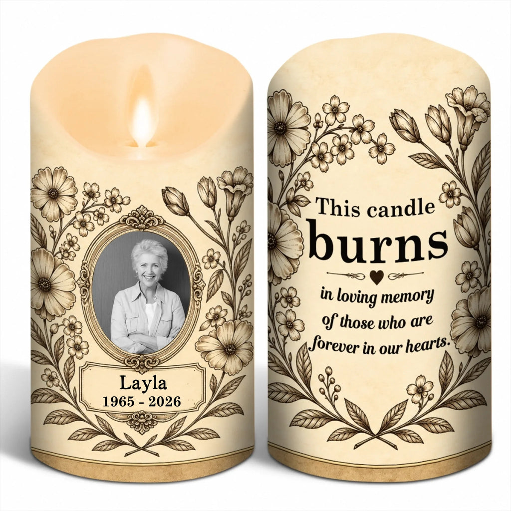 Love Beyond Goodbye - Personalized LED Candle